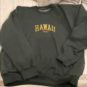 Brandy Melville dark green oversized sweater